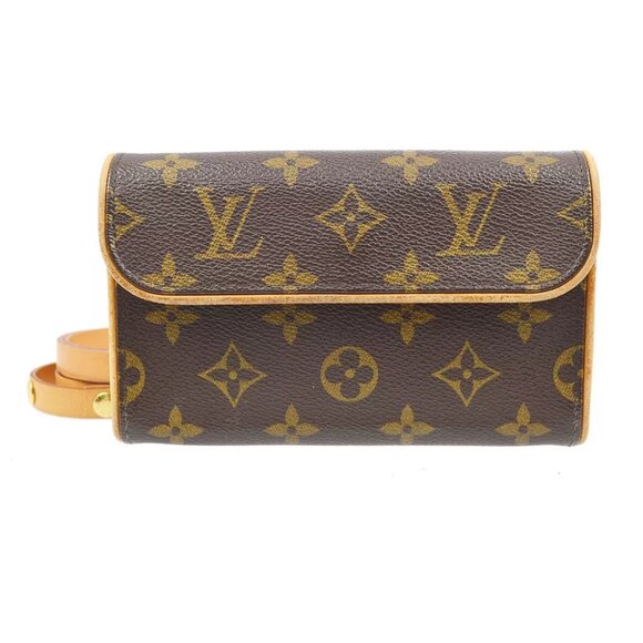 LOUIS VUITTON POCHETTE FLORENTINE BUM BAG #XS MONOGRAM - Picture 1 of 8